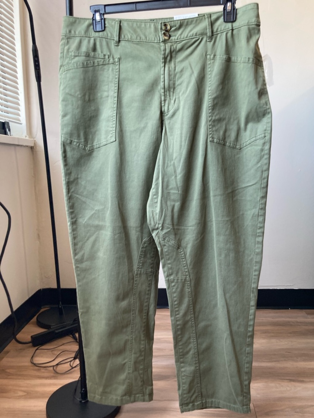 Sonoma olive green utility pant midrise pant 16P - Picture 17 of 17